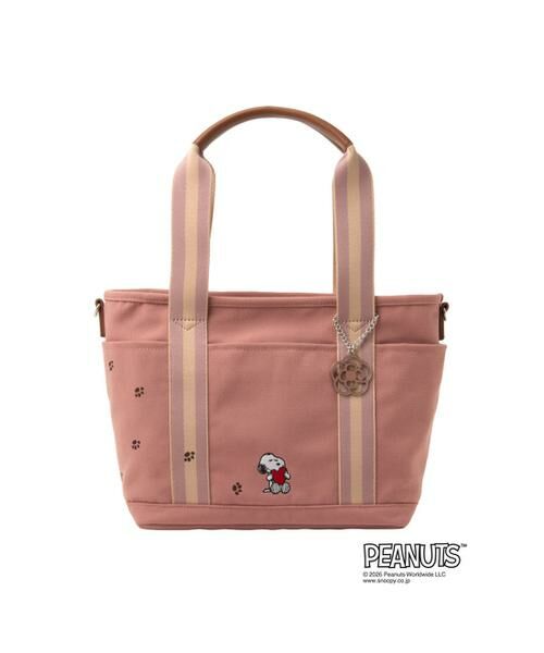 CLATHAS / クレイサス トートバッグ | クレイサス CLATHAS SNOOPYキャンバス 2wayトートバッグ（大）（ライトピンク）
