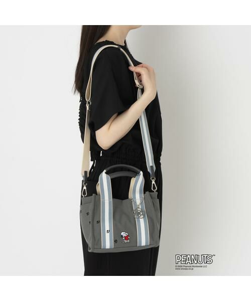 CLATHAS / クレイサス トートバッグ | クレイサス CLATHAS SNOOPYキャンバス 2wayトートバッグ（小） | 詳細22