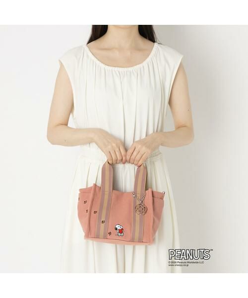CLATHAS / クレイサス トートバッグ | クレイサス CLATHAS SNOOPYキャンバス 2wayトートバッグ（小） | 詳細27