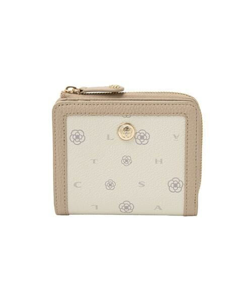 CLATHAS / クレイサス 財布・コインケース・マネークリップ | クレイサス CLATHAS ミカ 外Lファスナー二つ折り財布（ベージュ）