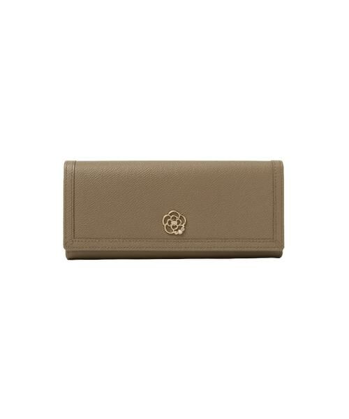 CLATHAS / クレイサス 財布・コインケース・マネークリップ | クレイサス CLATHAS リア かぶせ長財布（グレージュ）