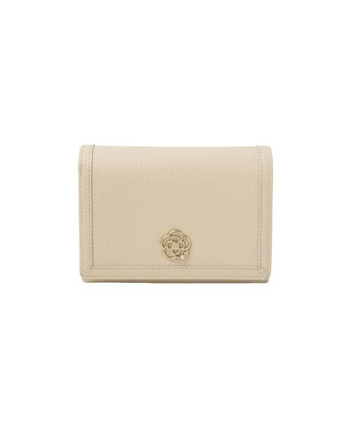 CLATHAS / クレイサス 財布・コインケース・マネークリップ | クレイサス CLATHAS リア 内Lファスナー二つ折り財布（アイボリー）
