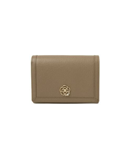 CLATHAS / クレイサス 財布・コインケース・マネークリップ | クレイサス CLATHAS リア 内Lファスナー二つ折り財布（グレージュ）