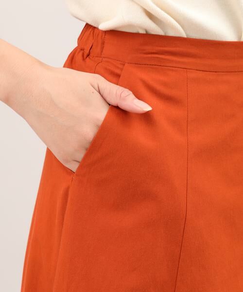 INED CLARO / イネドクラロ ミニ・ひざ丈スカート | バックロングフロントボタンスカート | 詳細6
