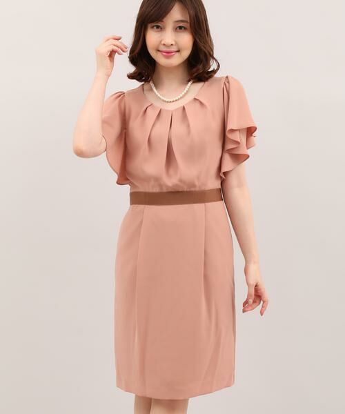 フレアスリーブドレスワンピース ミニ丈 ひざ丈ワンピース Clear Impression クリアインプレッション ファッション通販 タカシマヤファッションスクエア