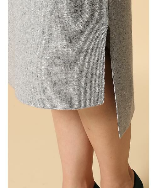 INED CLARO / イネドクラロ ミニ・ひざ丈スカート | 《musee》バックロング刺繍タイトスカート | 詳細6