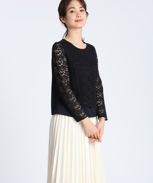 セール フロントレースブラウス シャツ ブラウス Ined Claro イネドクラロ ファッション通販 タカシマヤファッションスクエア