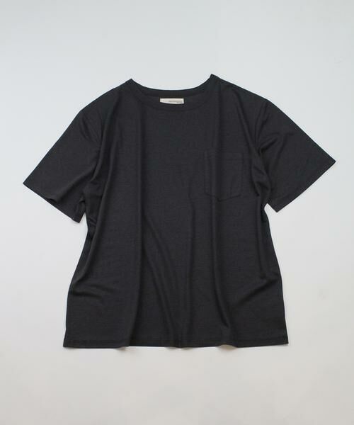 INED CLARO / イネドクラロ Tシャツ | 《musee》ワイドシルエットポケットTシャツ《接触冷感》 | 詳細1