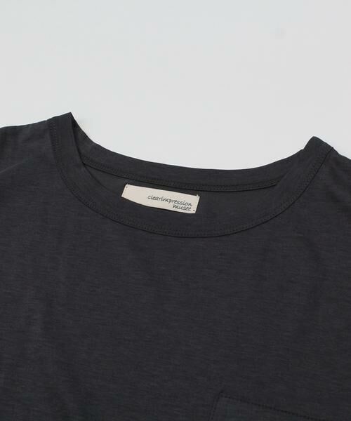 INED CLARO / イネドクラロ Tシャツ | 《musee》ワイドシルエットポケットTシャツ《接触冷感》 | 詳細5