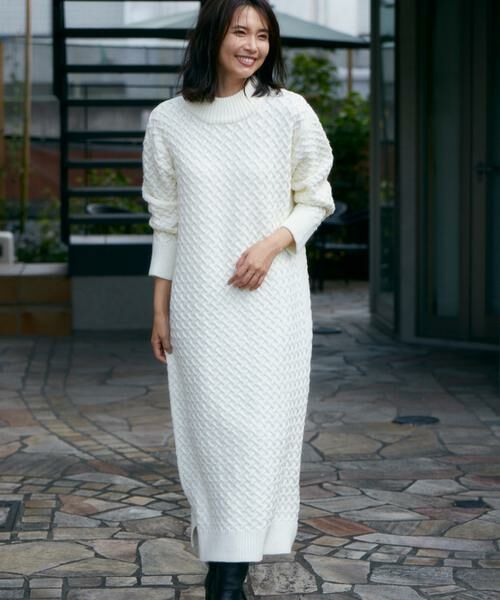 セール Musee バスケットニットワンピース ミニ丈 ひざ丈ワンピース Clear Impression クリアインプレッション ファッション通販 タカシマヤファッションスクエア