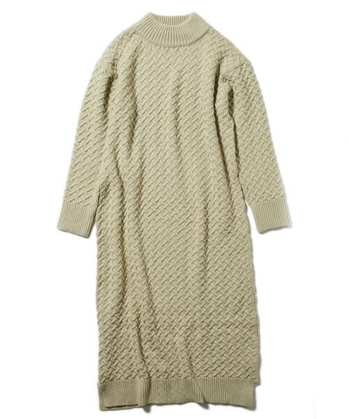 セール Musee バスケットニットワンピース ミニ丈 ひざ丈ワンピース Clear Impression クリアインプレッション ファッション通販 タカシマヤファッションスクエア