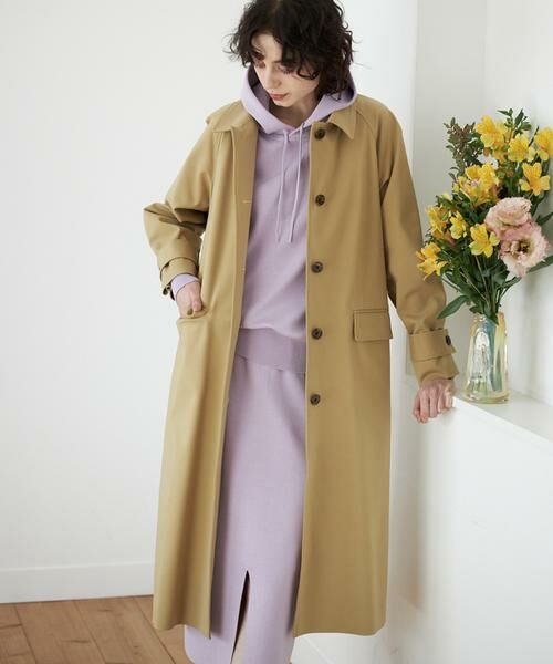 セール コットンナイロンダブルクロスステンカラーコート ステンカラーコート Clear Impression クリアインプレッション ファッション通販 タカシマヤファッションスクエア