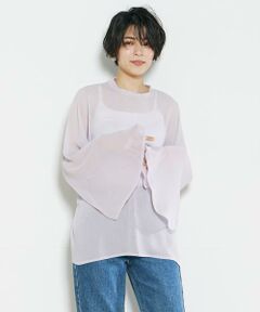 ＊＊INED CLARO / イネドクラロ シャツ・ブラウス | シフォンクルーブラウス