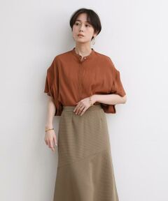 ＊＊INED CLARO / イネドクラロ シャツ・ブラウス | バンドカラードルマンブラウス
