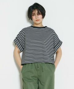 コンプレッションボーダーTシャツ