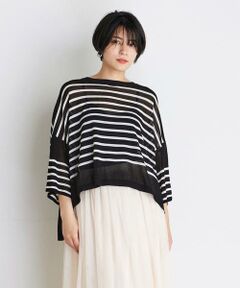 ＊＊INED CLARO / イネドクラロ ニット・セーター | シアーボーダーニット