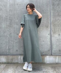 ＊＊INED CLARO / イネドクラロ ロング・マキシ丈ワンピース | フレアスリーブカットワンピース