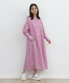 ＊＊INED CLARO / イネドクラロ ミニ丈・ひざ丈ワンピース | ロンドンストライプワンピース