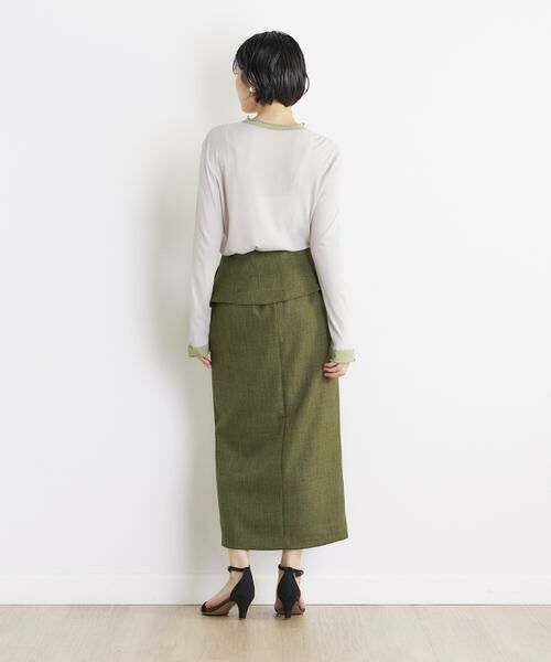 INED CLARO / イネドクラロ ミニ・ひざ丈スカート | コルセット付きタイトスカート | 詳細6