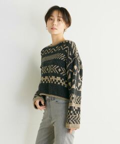 ＊＊INED CLARO / イネドクラロ ニット・セーター | 柄編みニットプルオーバー