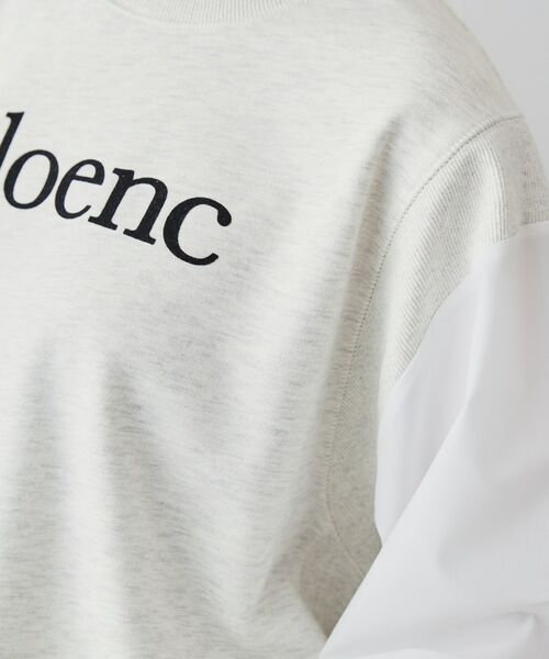 cloenc / クロエンス カットソー | ロゴ入り異素材切り替えプルオーバー | 詳細10