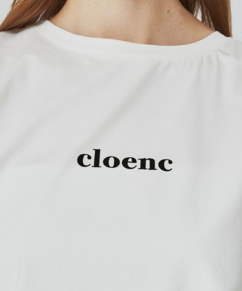 cloenc / クロエンス Tシャツ | ロゴ入りストレッチTシャツ | 詳細11