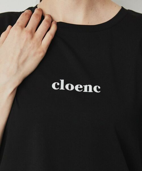 cloenc / クロエンス Tシャツ | ロゴ入りストレッチTシャツ | 詳細15