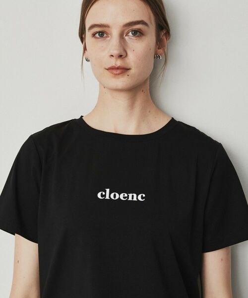cloenc / クロエンス Tシャツ | ロゴ入りストレッチTシャツ | 詳細4