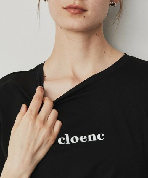 cloenc / クロエンス Tシャツ | ロゴ入りストレッチTシャツ | 詳細5