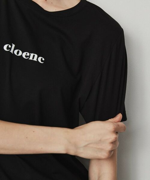 cloenc / クロエンス Tシャツ | ロゴ入りストレッチTシャツ | 詳細6