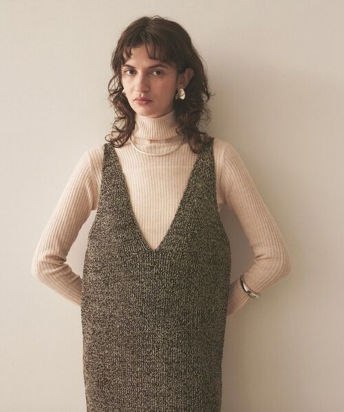 cloenc / クロエンス ロング・マキシ丈ワンピース | ローゲージラメニットワンピース | 詳細16