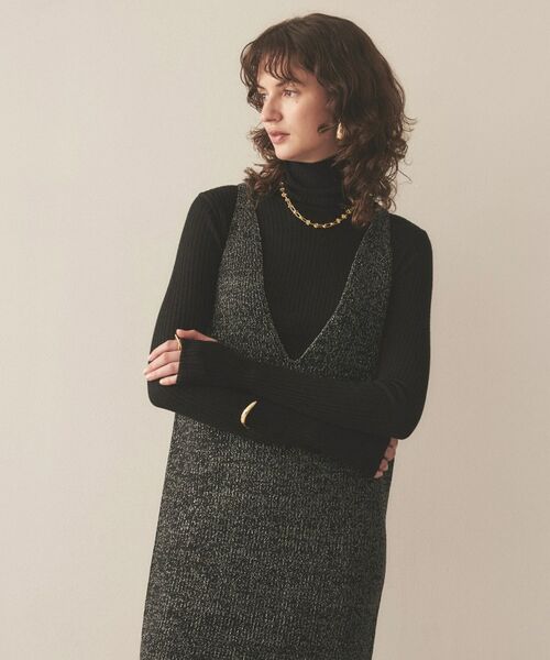 cloenc / クロエンス ロング・マキシ丈ワンピース | ローゲージラメニットワンピース | 詳細21