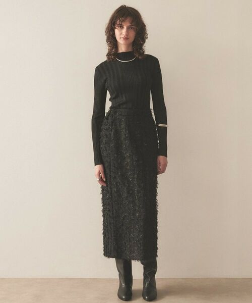 cloenc / クロエンス ロング・マキシ丈スカート | 【手洗い可】ジャカードＩラインスカート | 詳細16