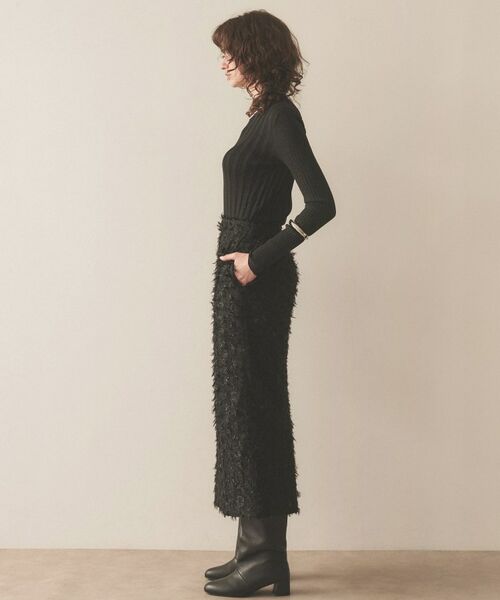 cloenc / クロエンス ロング・マキシ丈スカート | 【手洗い可】ジャカードＩラインスカート | 詳細17