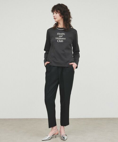 cloenc / クロエンス Tシャツ | 【手洗い可】箔プリントロゴTシャツ | 詳細10