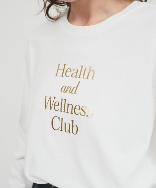 cloenc / クロエンス Tシャツ | 【手洗い可】箔プリントロゴTシャツ | 詳細4