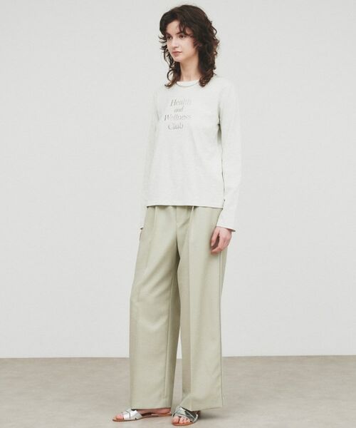 cloenc / クロエンス Tシャツ | 【手洗い可】箔プリントロゴTシャツ | 詳細5