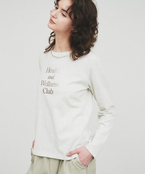 cloenc / クロエンス Tシャツ | 【手洗い可】箔プリントロゴTシャツ | 詳細6