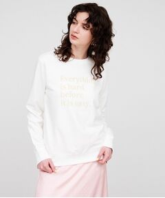 cloenc / クロエンス スウェット | 【マシンウォッシュ】フロッキーロゴスウェット