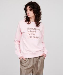 cloenc / クロエンス スウェット | 【マシンウォッシュ】フロッキーロゴスウェット