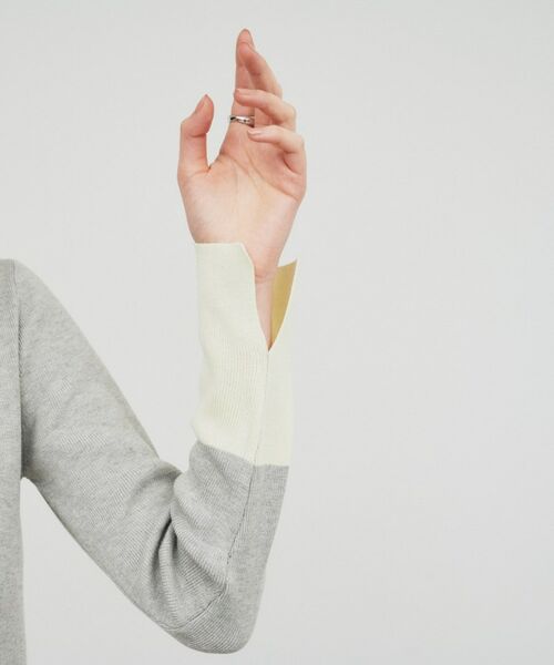 cloenc / クロエンス ニット・セーター | 【手洗い可】ポイントカラーニットプルオーバー | 詳細15
