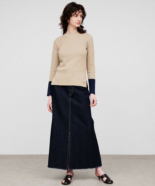 cloenc / クロエンス ニット・セーター | 【手洗い可】ポイントカラーニットプルオーバー | 詳細5