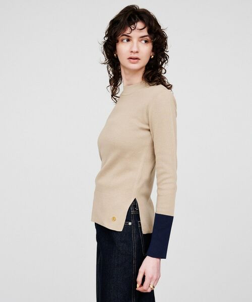 cloenc / クロエンス ニット・セーター | 【手洗い可】ポイントカラーニットプルオーバー | 詳細6