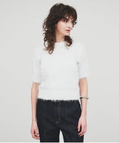 cloenc / クロエンス ニット・セーター | 【手洗い可】フェザーラメニットプルオーバー