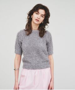 cloenc / クロエンス ニット・セーター | 【手洗い可】フェザーラメニットプルオーバー