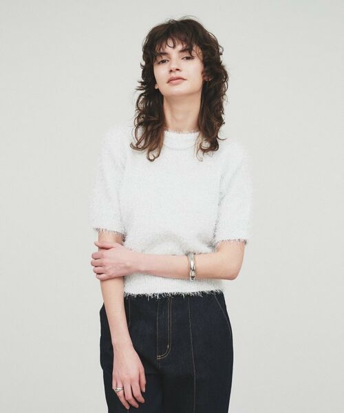 cloenc / クロエンス ニット・セーター | 【手洗い可】フェザーラメニットプルオーバー | 詳細22