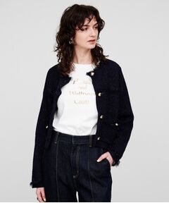 cloenc / クロエンス カーディガン・ボレロ | 【手洗い可】ツイードニットカーディガン