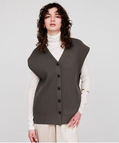 cloenc / クロエンス ベスト | 【手洗い可】ミドルゲージニットジレ