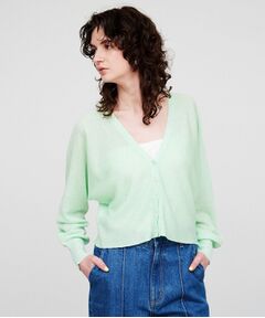 cloenc / クロエンス カーディガン・ボレロ | 【手洗い可】ラメシアーショートカーディガン