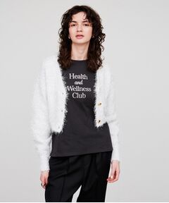 cloenc / クロエンス カーディガン・ボレロ | 【手洗い可】ラメフェザ―ヤーンショートカーディガン